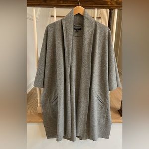 Eileen Fisher wool poncho/cape. Beautiful wool fabric.
